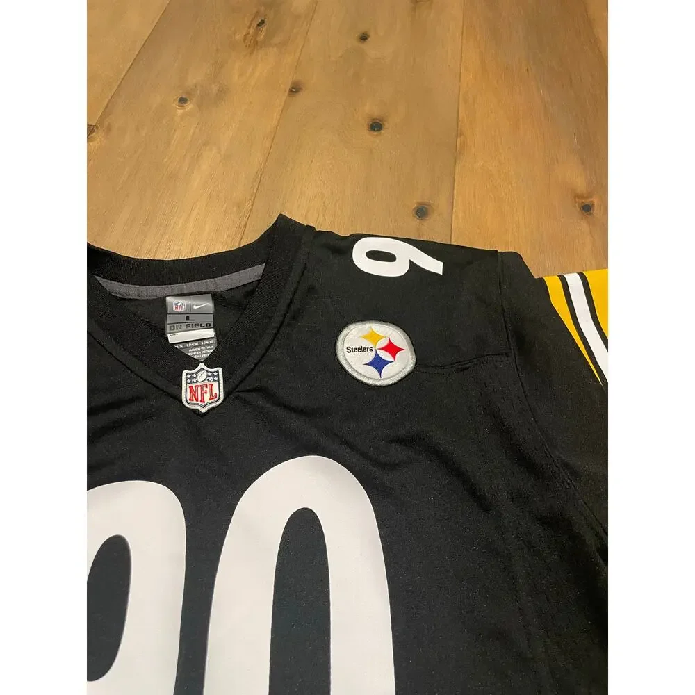 Nike On Field TJ Watt Jersey NFL Pro Line Youth Black New Without Tag Size L